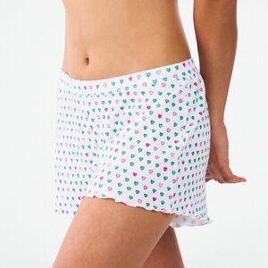 Roller Rabbit Pop Hearts Rib Sullivan Shortie Size LGREEN / L